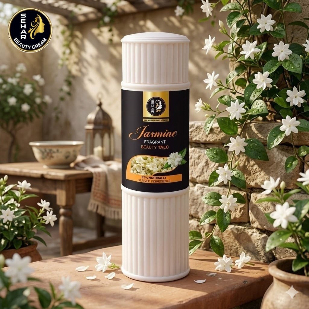 Sehar Jasmine Fragrant Beauty Talc